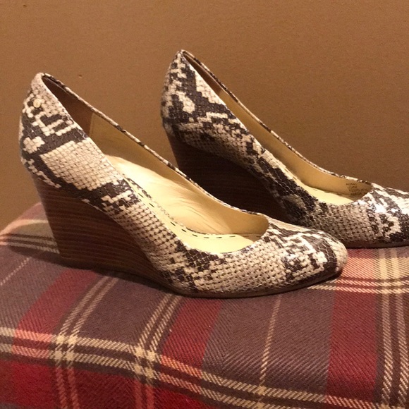 Coach snake print wedge - Picture 2 of 6